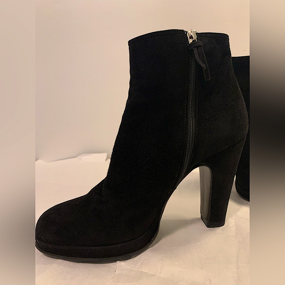 Miu Miu Suede Platform Booties
